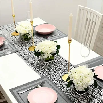 Elegant Silk Rose Centerpiece for Home & Weddings