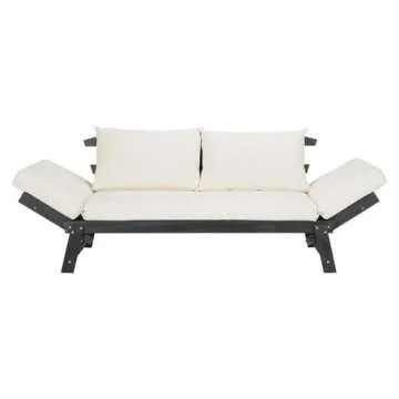 Stylish SAFAVIEH Tandra Grey Daybed for Outdoor Relaxation