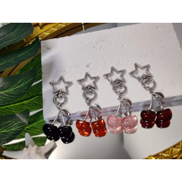 AYYSHULAN Cherry Keychain Cute Bag Charm for Women