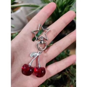 AYYSHULAN Cherry Keychain Cute Bag Charm for Women