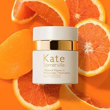Kate Somerville Retinol Vitamin C Moisturizer – Anti-Aging Overnight Face Cream Brightens, Firms and Smooth Skin, 1.7 Fl Oz