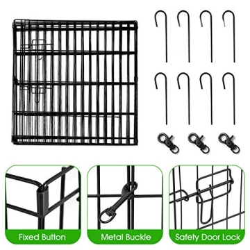 Portable Foldable Playpen for Small Pets - Safe, Versatile