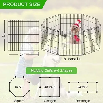 Portable Foldable Playpen for Small Pets - Safe, Versatile