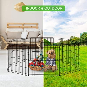 Portable Foldable Playpen for Small Pets - Safe, Versatile