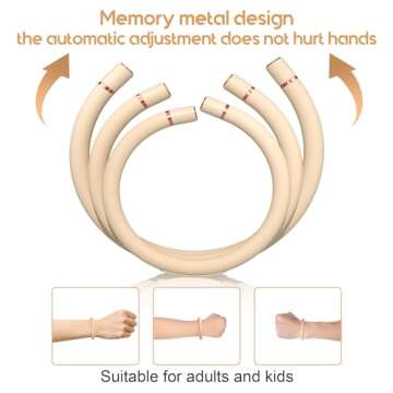 BuggyBands 2 Pack Mosquito Repellent Bracelets, Insect & Pest Repellent Wristbands for Adults and Kids, DEET Free, Mosquito Repellent Bands Outdoor Patio (16 Replacement Cores - Pink)