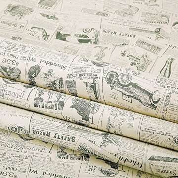 HOYOYO 17.8 x 78 Inches Self-Adhesive Liner Paper for Stylish Home Decor