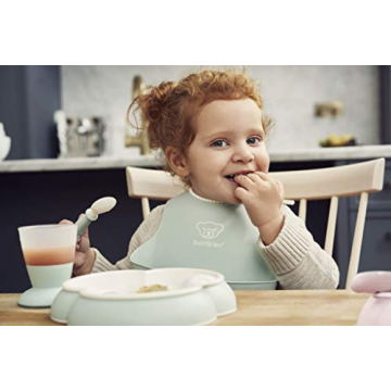 Buy BabyBjörn Baby Dinner Set, 5 pcs in Powder Green