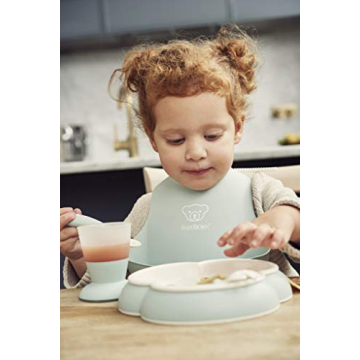 Buy BabyBjörn Baby Dinner Set, 5 pcs in Powder Green