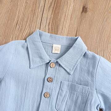 Summer Toddler Boys Clothes Set with Pockets (3-4T)