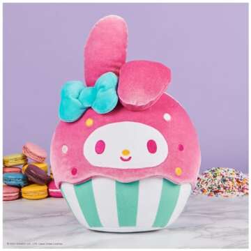 GUND Sanrio Hello Kitty and Friends My Melody Cupcake Plush, Stuffed Animal for Ages 1 and Up, Pink/...