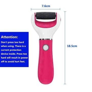 BOMPOW Electric Foot Scrubber - Smooth Callus Remover