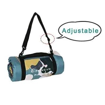 Exclusivo Mezcla Waterproof Picnic Blankets 3-Layer 60x80 INCH Large Sandproof Beach Blanket Foldable Outdoor Blanket for Camping on Grass Picnic Mat