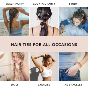 Kitsch Spiral Hair Ties - No Damage, Stylish & Secure