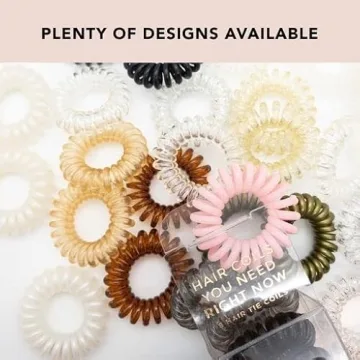 Kitsch Spiral Hair Ties - No Damage, Stylish & Secure