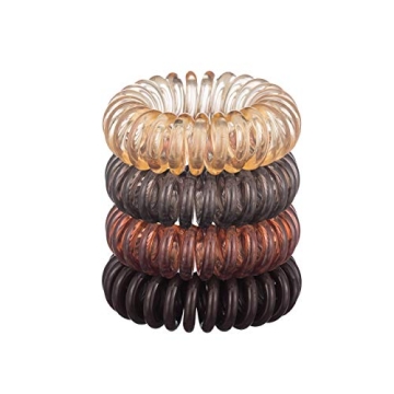 Kitsch Spiral Hair Ties - No Damage, Stylish & Secure