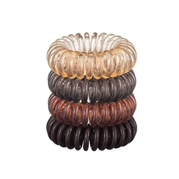 Kitsch Spiral Hair Ties - No Damage, Stylish & Secure