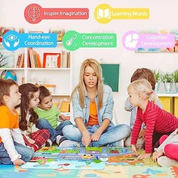 Reusable Sticker Book,Visfun Jelly Quiet Book Travel Stickers Waterproof Toddler Sticker Activity Bu...