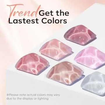 Modelones Jelly Gel Nail Polish Set for Home Manicures