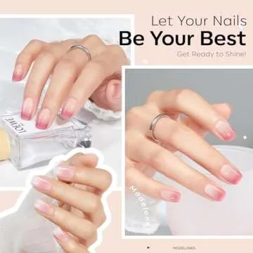 Modelones Jelly Gel Nail Polish Set for Home Manicures