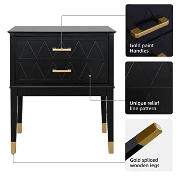 Stylish Scurrty End Table for Bedroom and Living Room