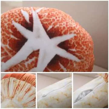 EHOTONG 3D Mushroom Throw Pillow - Fun Plush Toy