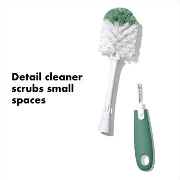 OXO Tot Bottle Brush with Nipple Cleaner - Sage