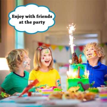 Amazing Leesgel Dinosaur Temporary Tattoos for Kids