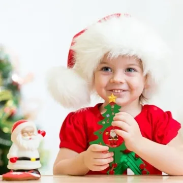 Fennoral Christmas Craft Kit for Kids - DIY Wooden Ornaments