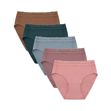 High Waist Postpartum Underwear 5 Pack for C-Section Recovery