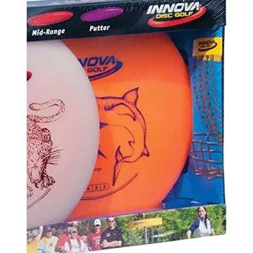 Innova Disc Golf Set – Driver, Mid-Range & Putter for Easy Play with DX Plastic