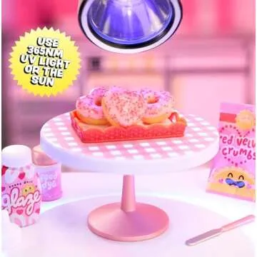 MGA's Miniverse Make It Mini Valentine's Mini Collectibles, Mystery Blind Packaging, Valentine's Day, Seasonal, Sweetheart, DIY, Crafts, Resin Play, Replica Food, NOT Edible, Collectors, 8+