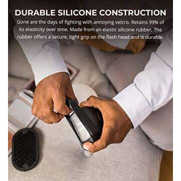 MagMod MagGrip - Revolutionary Flash Modifier System - Quicker, Easier & Stronger Attachment Method for Speedlite Flash Modifiers