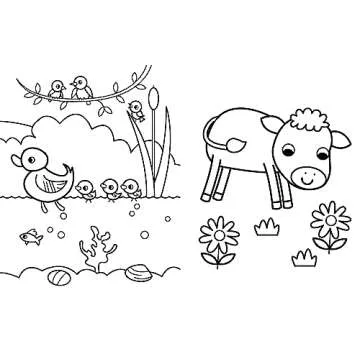 My Busy Baby Animals Coloring Book for All Ages