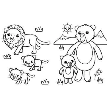 My Busy Baby Animals Coloring Book for All Ages