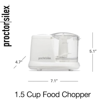 Proctor Silex Mini Food Processor with 1.5 Cup Capacity