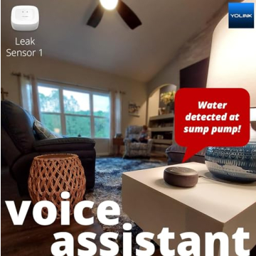 YoLink Smart Home Starter Kit - Hub & 3 Leak Sensors