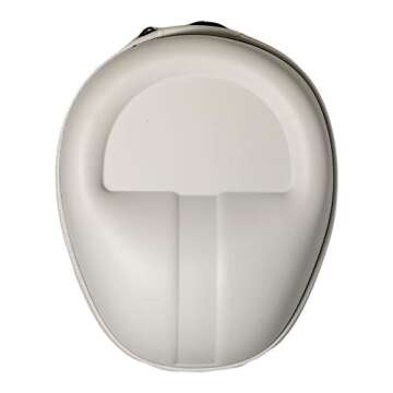 Homvare Hard Shell Case for Over The Ear Headphones with Full Protection for Beats, Sony, Bose, JBL, Samsung and More - White