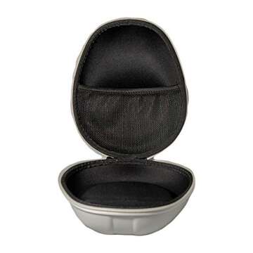 Homvare Hard Shell Case for Over The Ear Headphones with Full Protection for Beats, Sony, Bose, JBL, Samsung and More - White