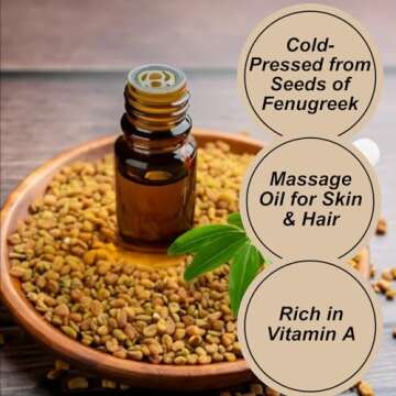Naturevibe Botanicals Fenugreek Oil 32 Ounces | 100% Pure and Natural | Great for Skin Care and Hair...