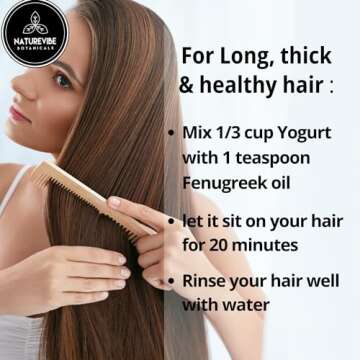 Naturevibe Botanicals Fenugreek Oil 32 Oz Pure & Natural