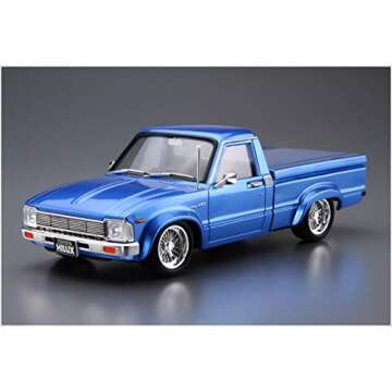 Aoshima Toyota RN30 Hilux Custom ’78 1:24 Scale Model Kit - Detailed Custom Parts Included