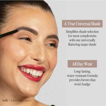 Billion Dollar Brows Universal Eyebrow Pencil – One Perfect Shade, Smudge-Proof, Waterproof, Self-Sharpening Tip, Effortless Blending, Vegan & Cruelty-Free for Flawlessly Defined Brows - 3-Pack