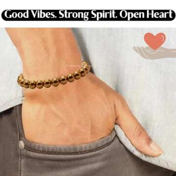 Amazing Gemstone Copper Hematite Bracelet - Stylish Protection Gift