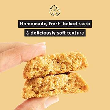 Perfect Keto Cookies - 12 Pack (24 Cookies) Low Net Carb Snacks & Sweets, No Added Sugar and Gluten-Free Cookies - Keto Food for Healthy and Keto-Friendly Diet - Peanut Butter