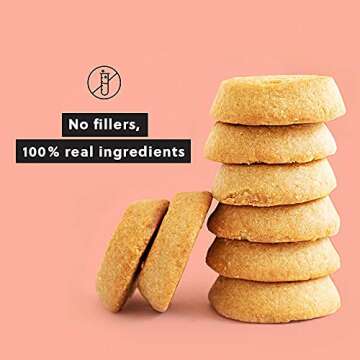 Perfect Keto Cookies - 12 Pack (24 Cookies) Low Net Carb Snacks & Sweets, No Added Sugar and Gluten-Free Cookies - Keto Food for Healthy and Keto-Friendly Diet - Peanut Butter