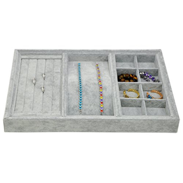 ORIGIA Drawer Organizer 4 in One Stackable Jewelry Accessary Tray Display Storage