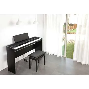 Korg B2 88-Key Digital Piano with Audio and MIDI USB - Software Included - Black (B2BK)