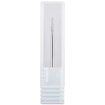 Pana® 3/32" Sharp Point Bit Safety Nail Carbide Bit - Silver Color (Grit: Medium - M) for Electric Dremel Drill Machine