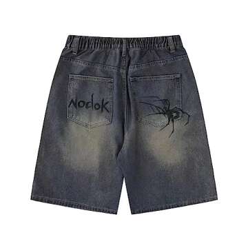 POHADON Y2K Blue Denim Shorts for Summer Style