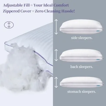 SLEEPDIARY King Size Pillows Set of 2 for All Sleepers